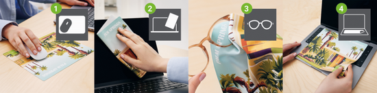rPET GripCleaner® 4in1 Mousepad