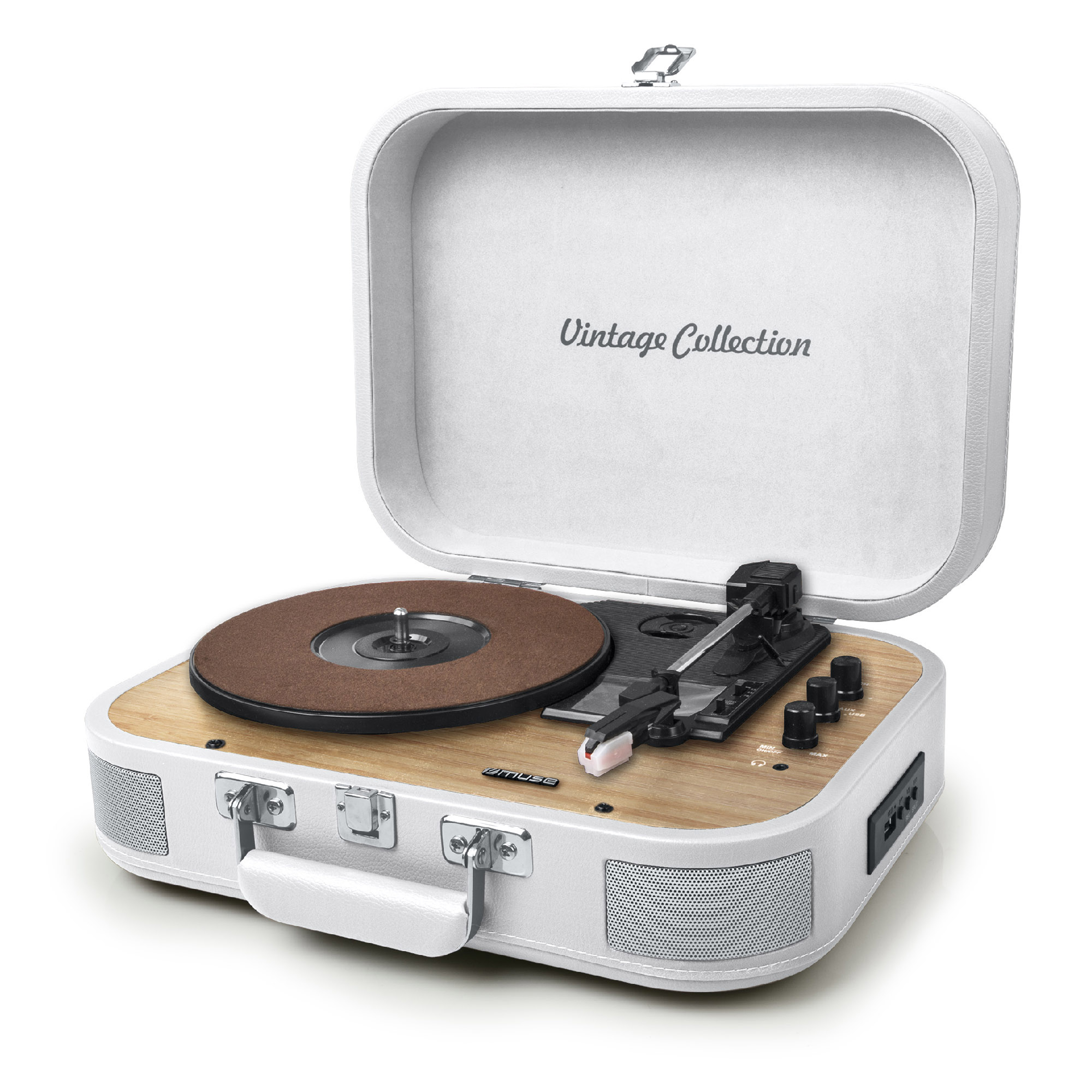 MT-201 | Muse vintage Plattenspieler Bluetooth und AUX-Anschluss 2x5W