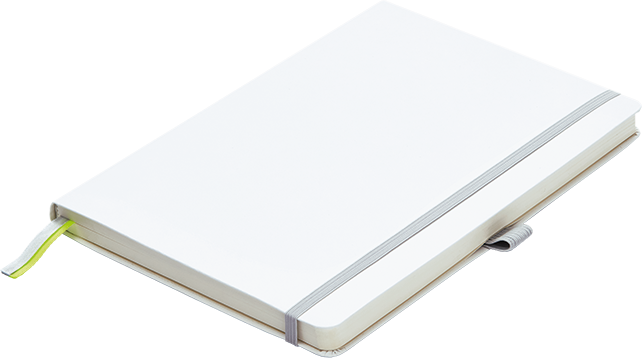 Notizbuch Softcover white A6