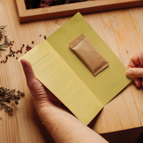 Spice Card DIN lang Texas BBQ Rub