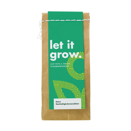 10er Pack Samenkugel in Kraftpapierbeutel