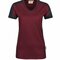 HAKRO Damen V-Shirt Contrast Mikralinar® NO. 190