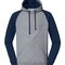 JZ96CR JERZEES Nublend® Colour-Block Raglan Hooded Sweatshirt
