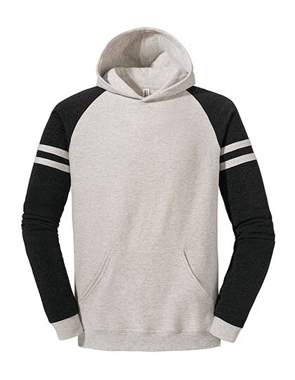 JZ97CR0 JERZEES Nublend® Varsity Colour-Block Hooded Sweatshirt